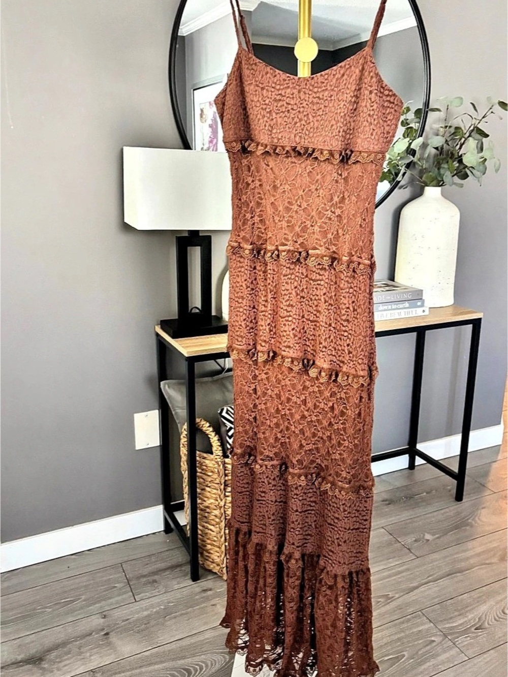 Vianovo Italy Lace Maxi Dress - Picture 6 of 6